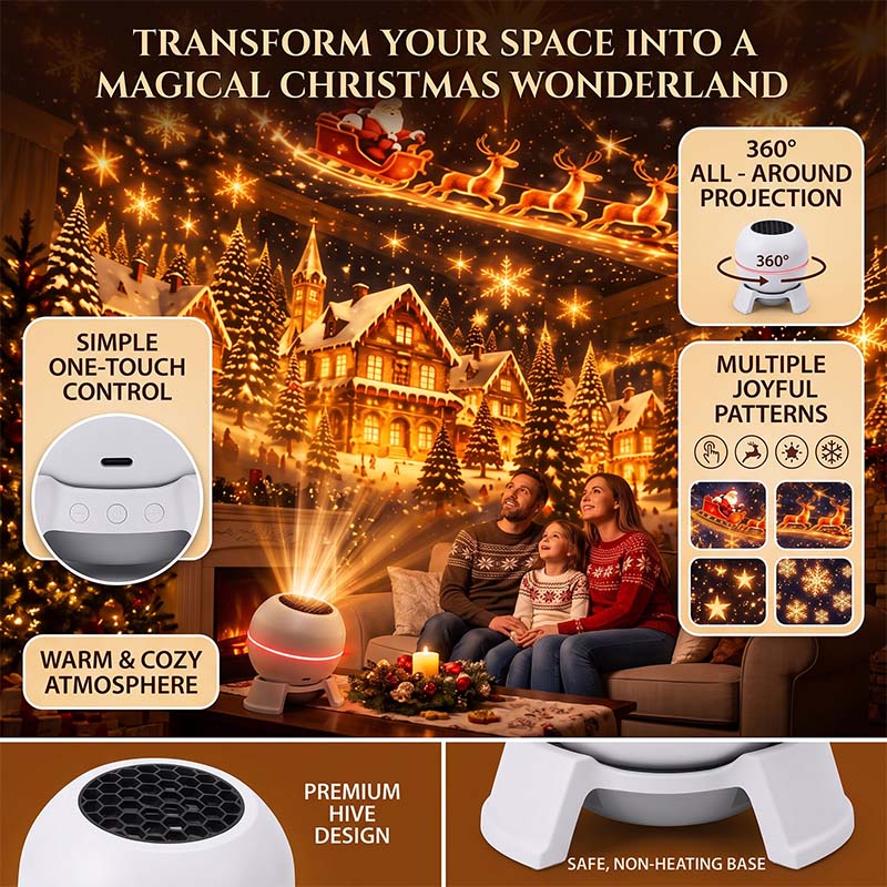 Magical Christmas Projection Light