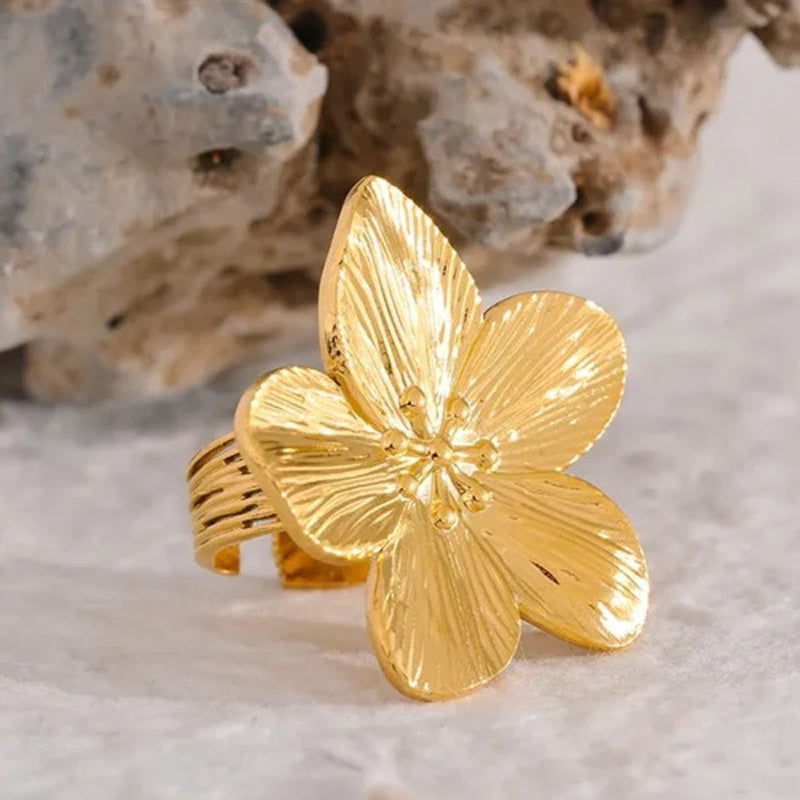 Gold Flower Jewellery
