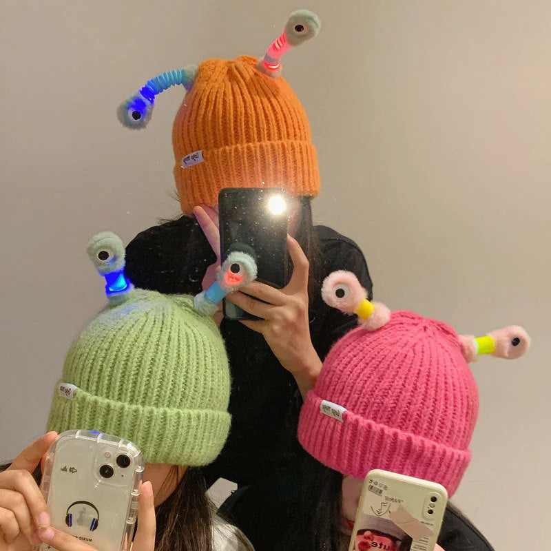 Glow in the Dark Little Monster Woolly Hat