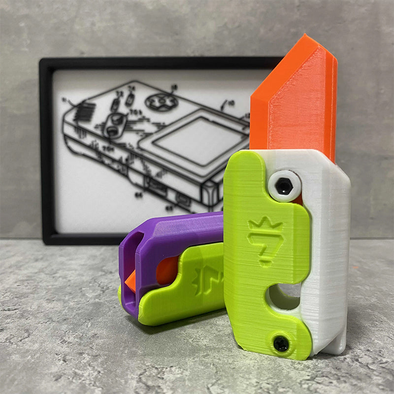 3D Gravity Carrot Knife Decompression Toy