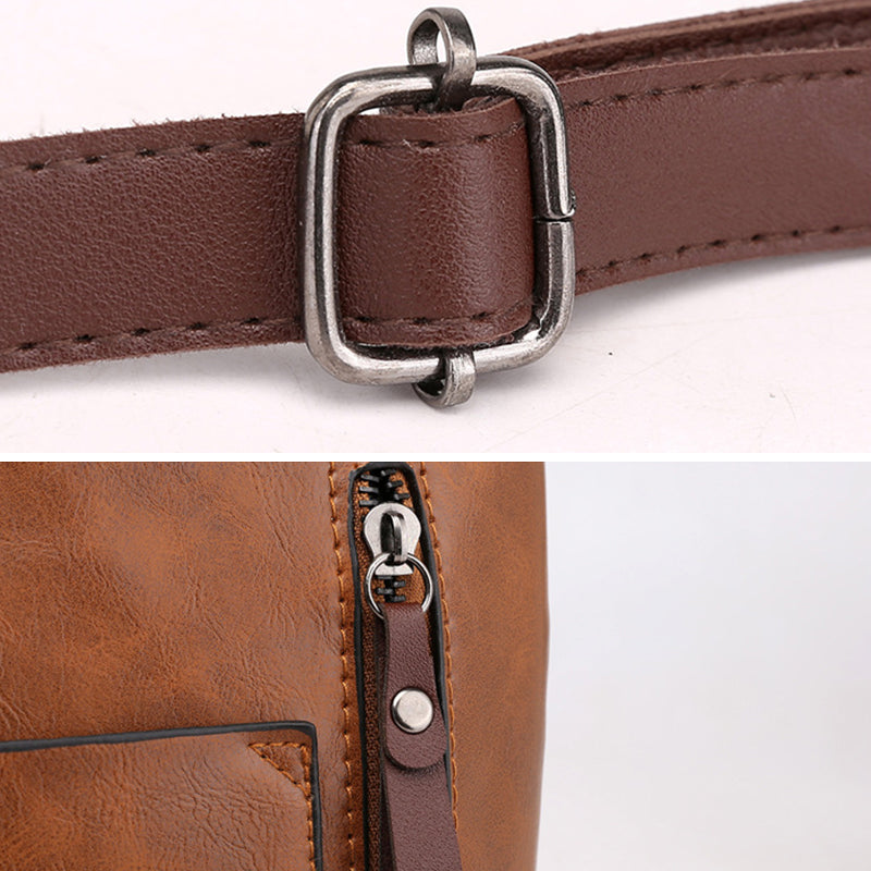 Ladies Vintage Leather Shoulder Bag