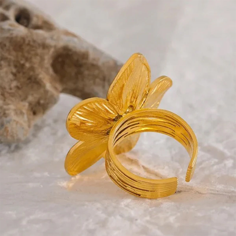 Gold Flower Jewellery