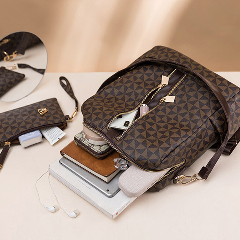 Large Capacity Retro Anti-theft Backpack