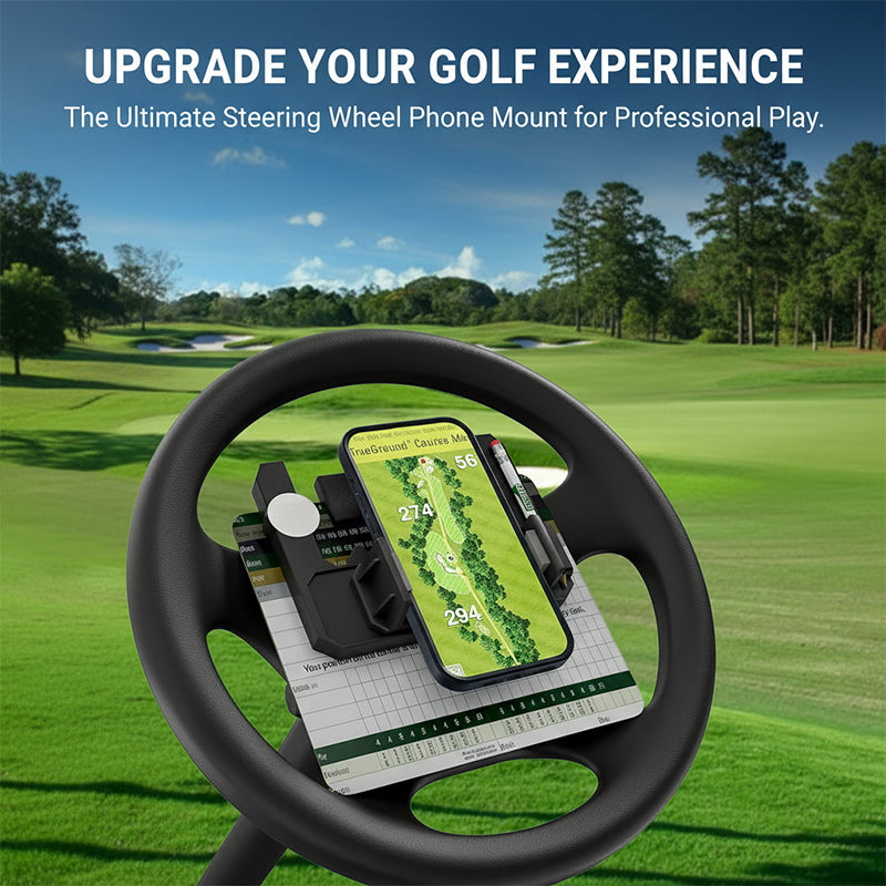 Golf Cart Steering Wheel Phone Mount