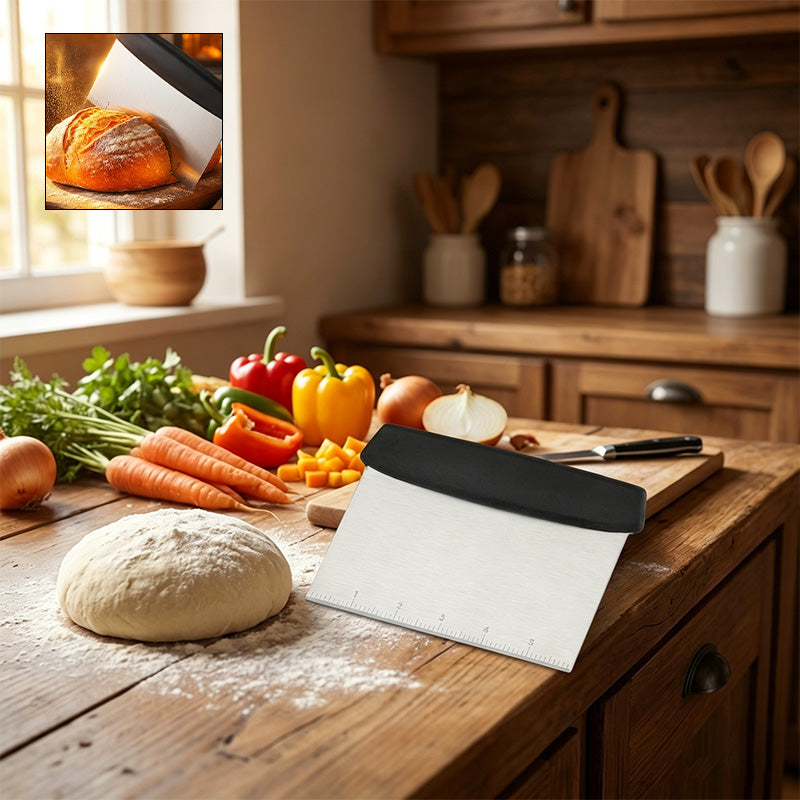 Stainless Steel Dough Scraper