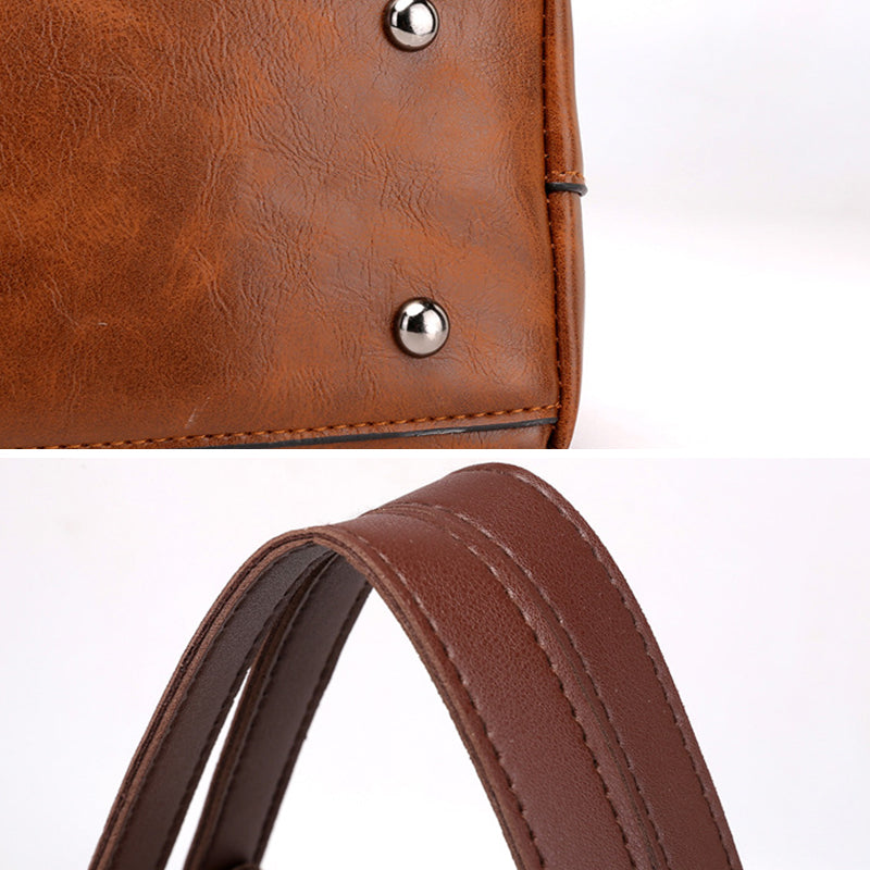 Ladies Vintage Leather Shoulder Bag