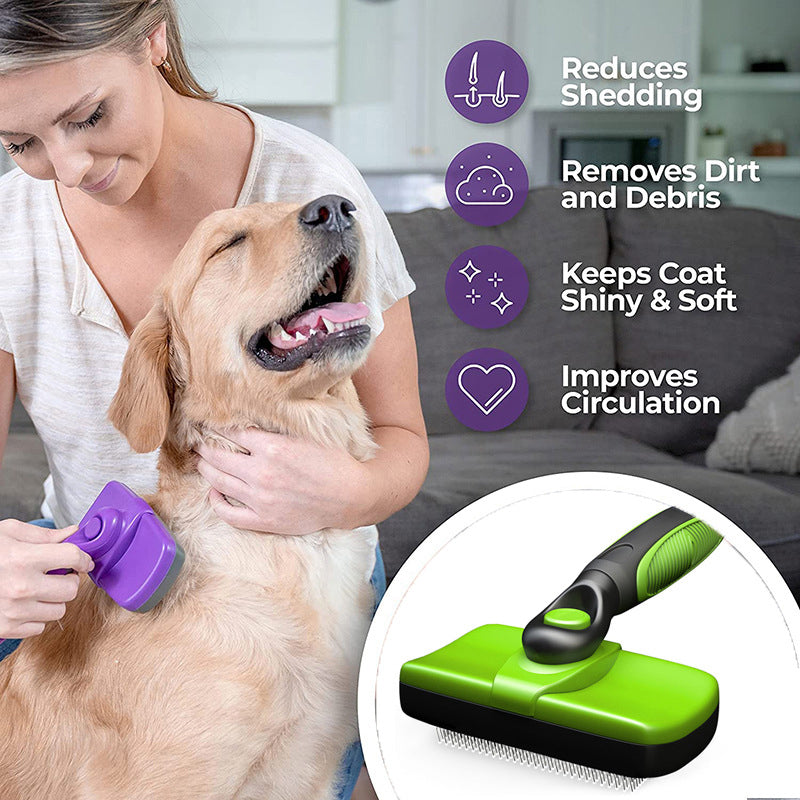 Self Cleaning Slicker Brush for Dogs Cats