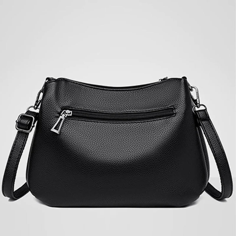 Rhomboid Pebbled Leather Bag