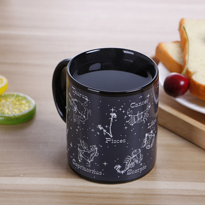 Heat-sensitive temperature-change Starry Mug