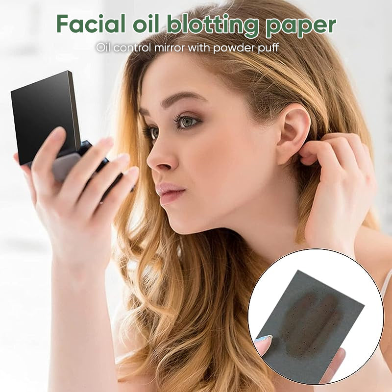 Oil Blotting Paper with Puff