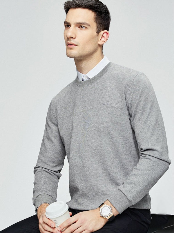 Gray Casual Long Sleeve Top