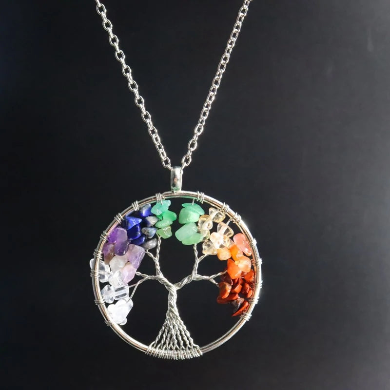 Colorful Tree Of Life Necklace