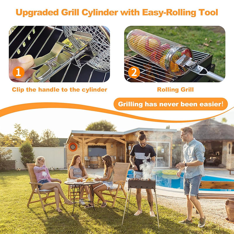 BBQ Stainless Steel Grill Cage