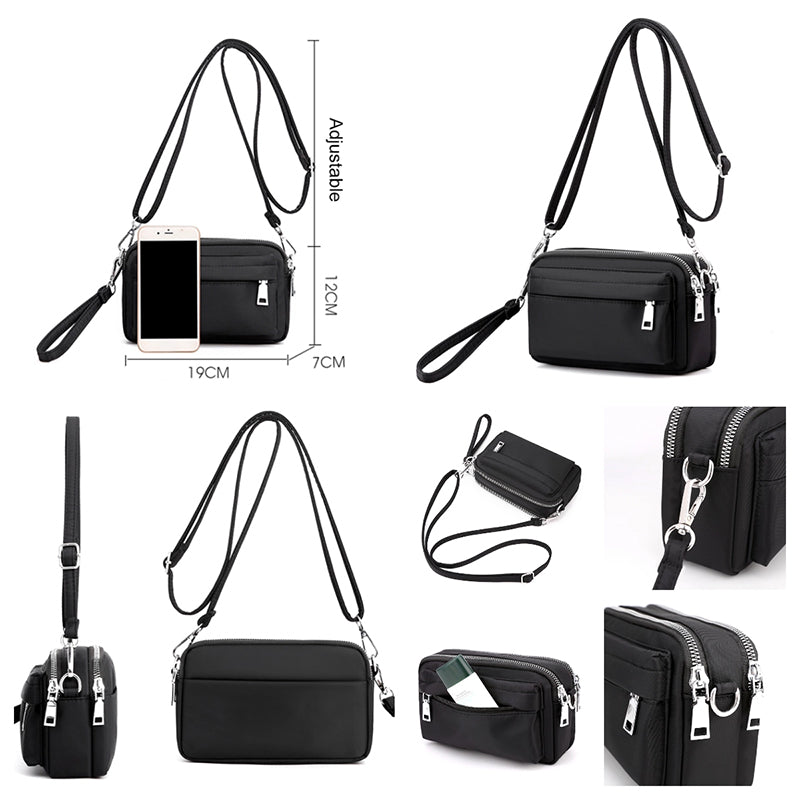 Women's fashionable shoulder bag made of nylon