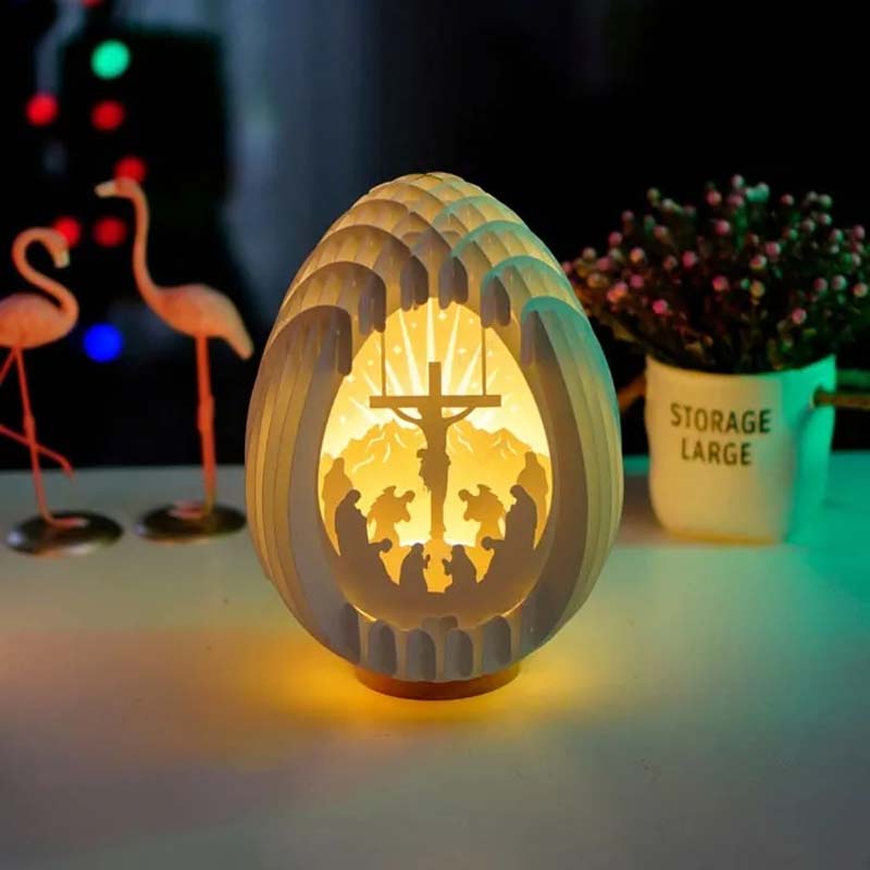 Easter 3D Paper Desk Lamp