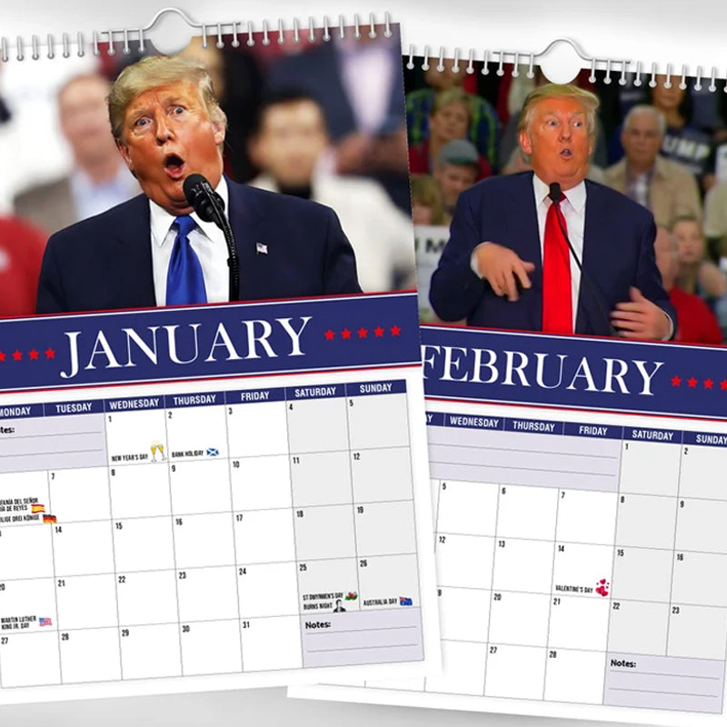 2025 Trump Wall Calendar