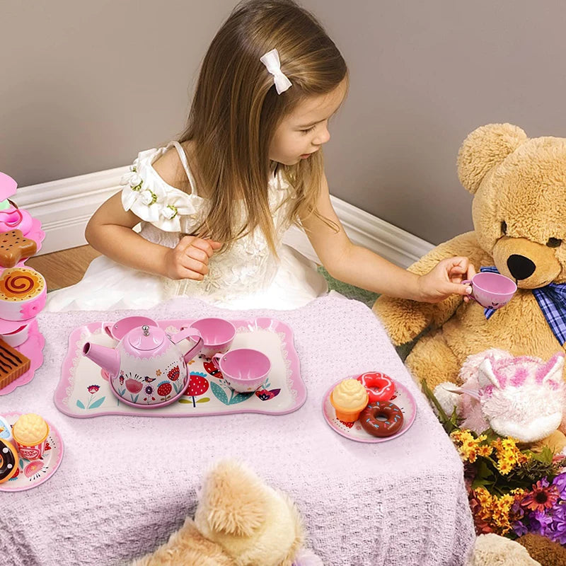 Tinplate Tea Set Toys