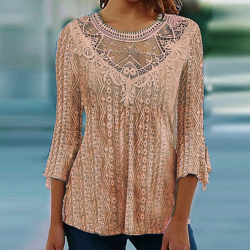 Women's Lace Casual Vintage Fashion Top