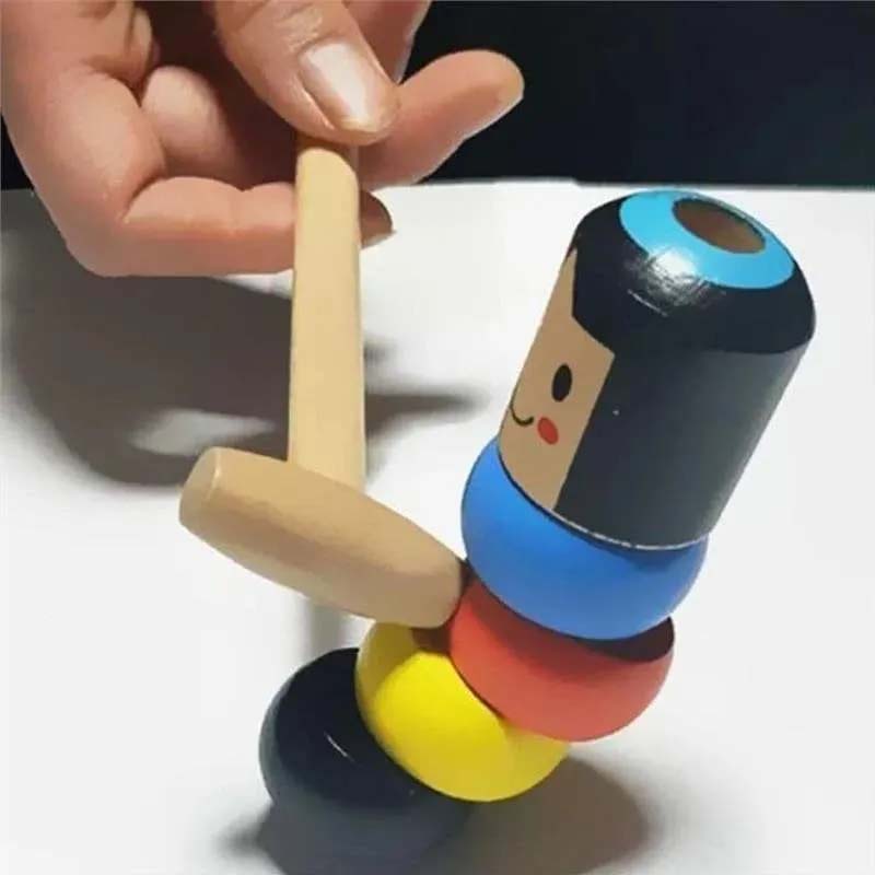 Unbreakable Wooden Man Magic Toy