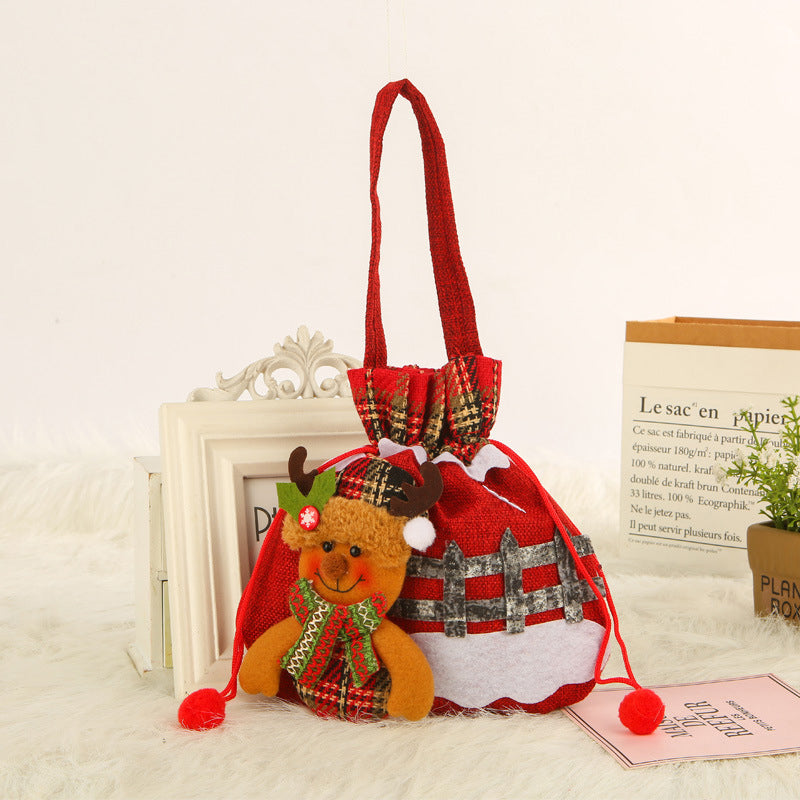 Christmas Decoration Apple Bag