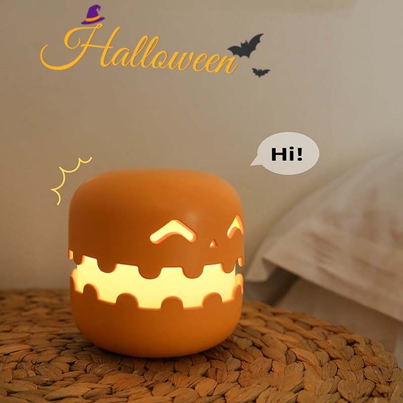 Halloween Creative Pumpkin Dimming Timer Night Light