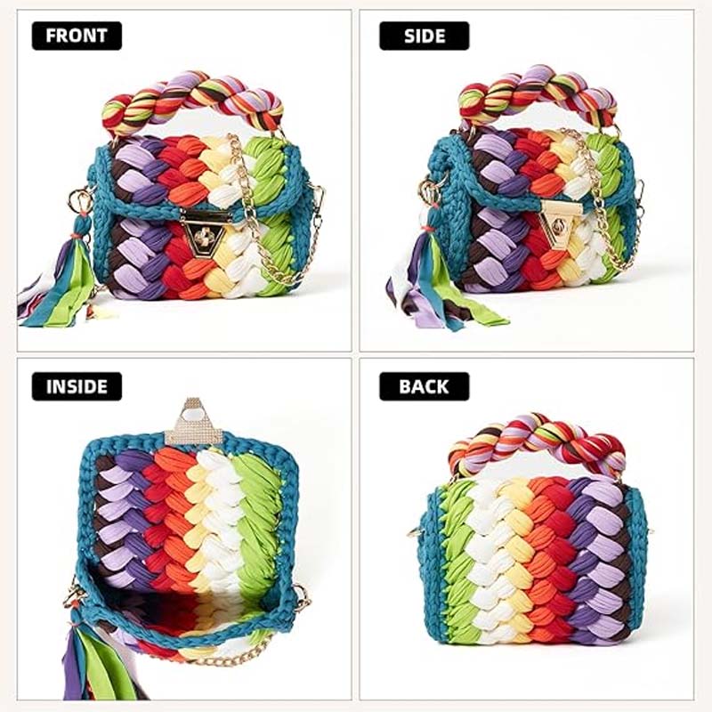 Ethnic Style Knitting Bag