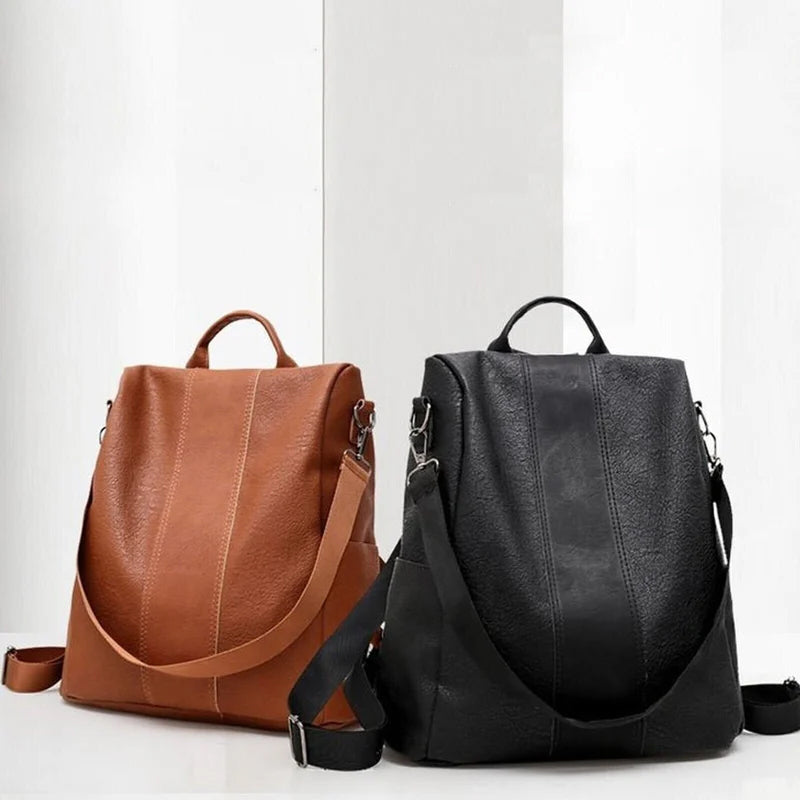 PU Leather Anti-theft Shoulder Bag