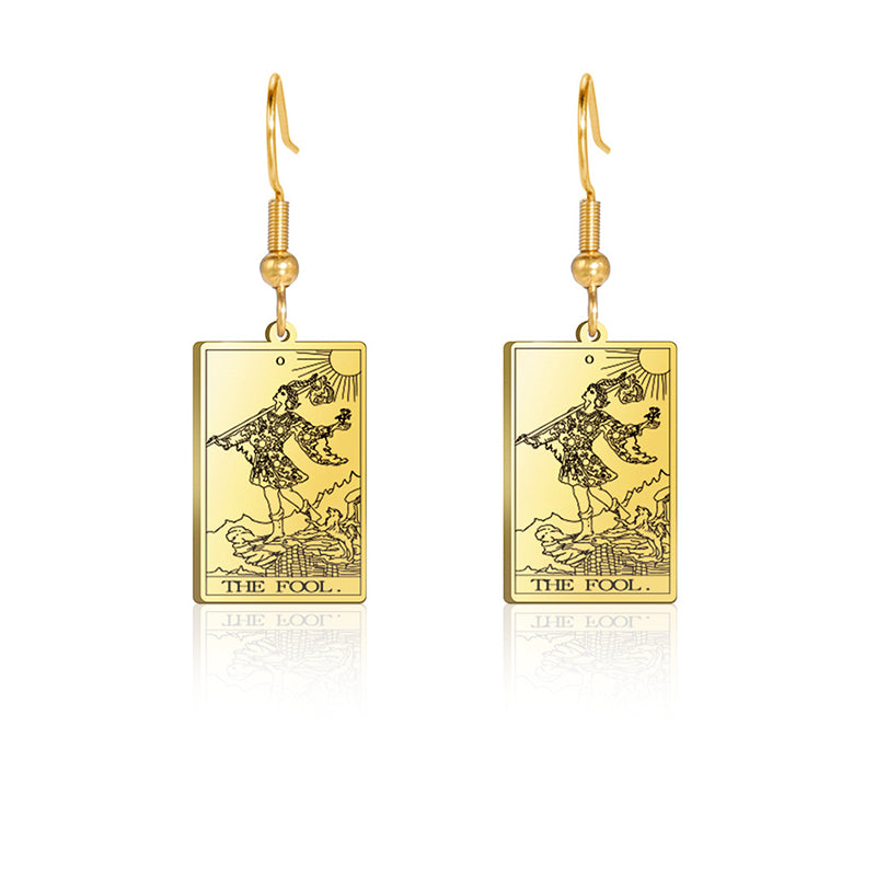 Tarot Card Earrings