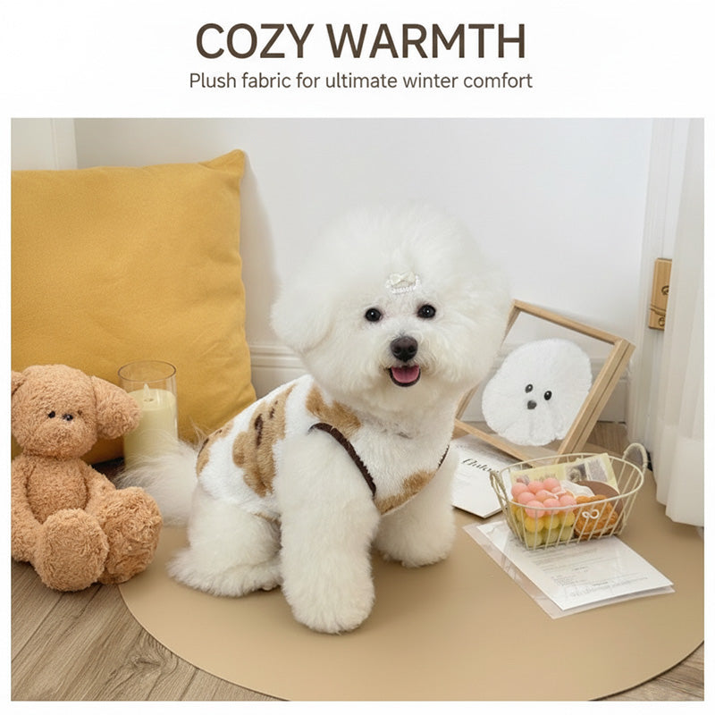 Pet Plush Pull-Tab Vest