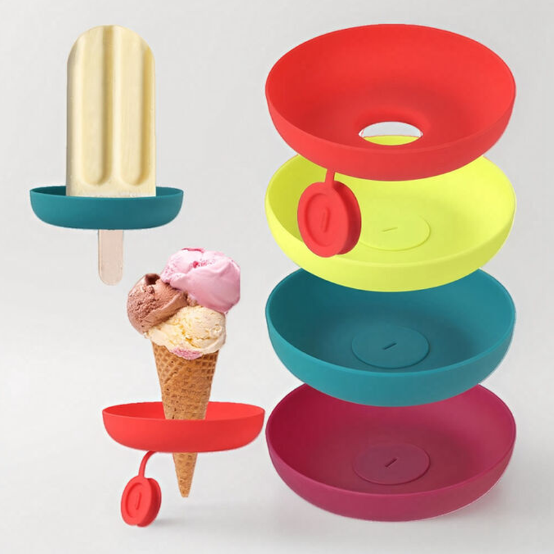 Ice Cream Holder Stand Set