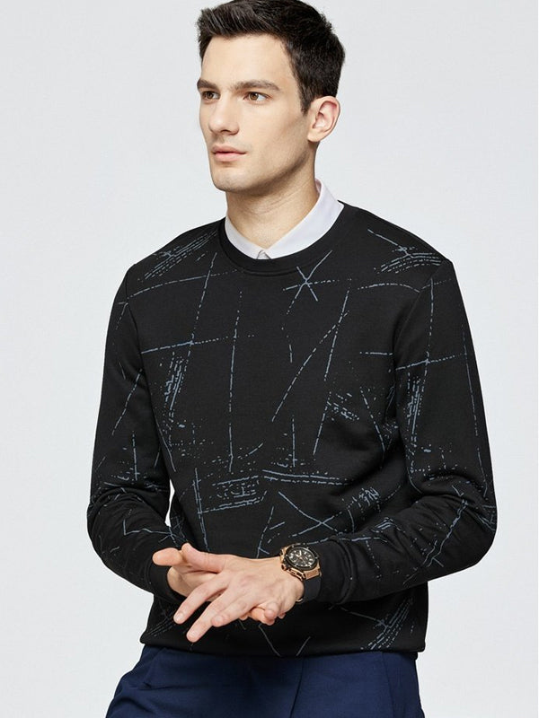 Printed Casual Pullover Top