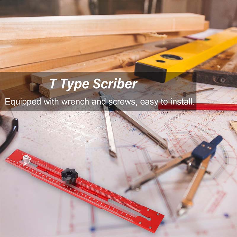 Woodworking Scriber Marking Line Ruler