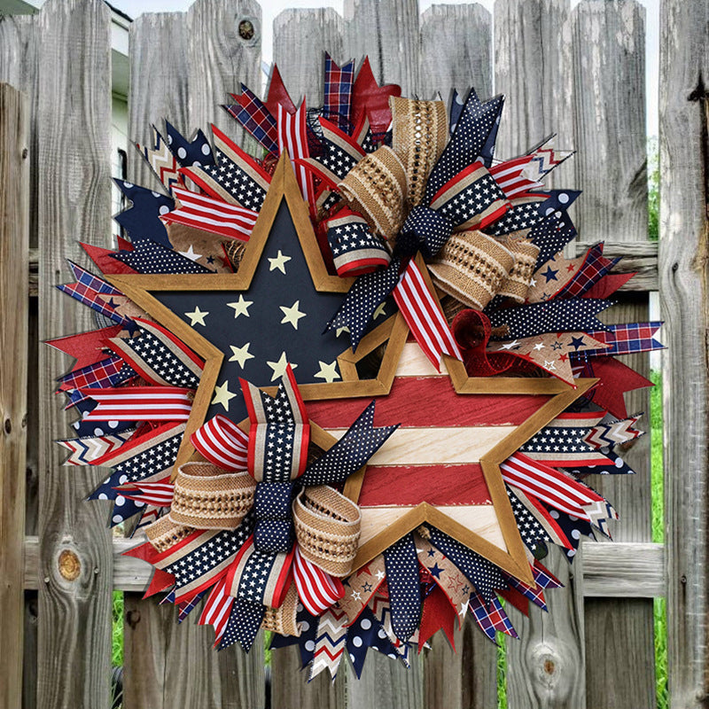 Independence Day Garland Flags