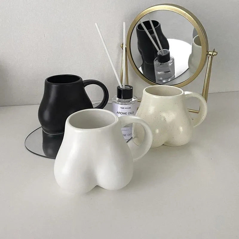 Creative Ceramic Butt Mug