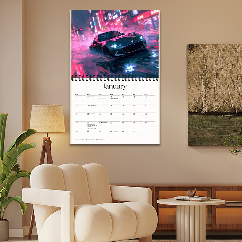 Car Calendar 2025