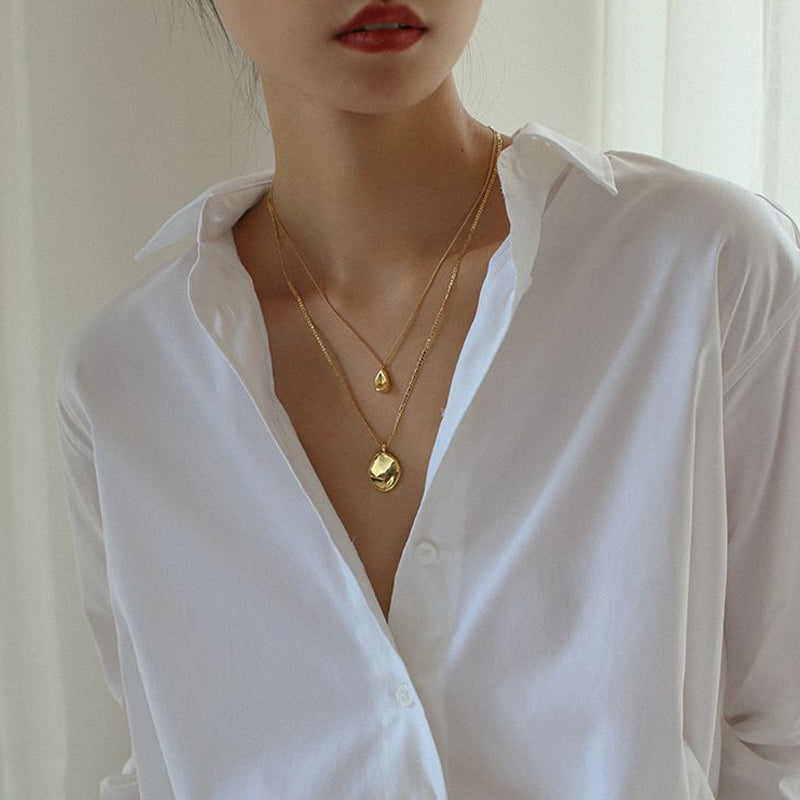 Irregular Double Layer Necklace