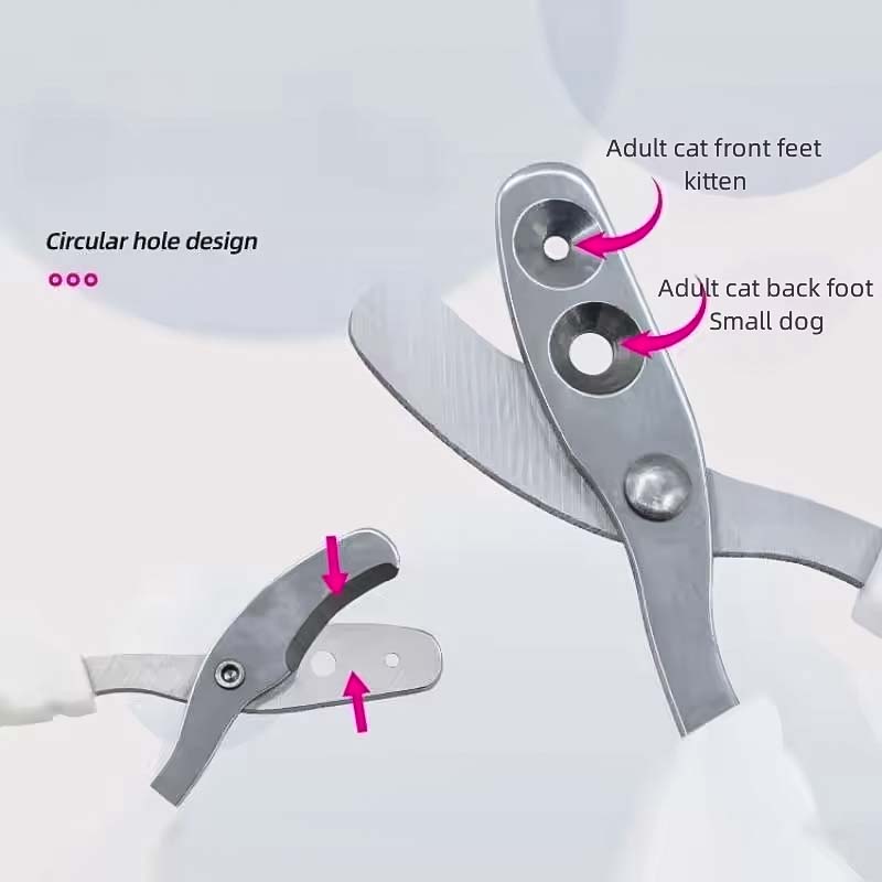 Double Hole Pet Nail Clipper