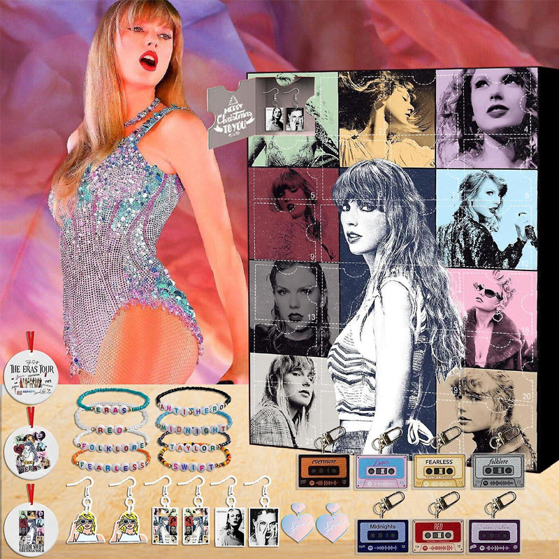 Magical Music Lover Advent Calendar Bracelets 2024 - Gift for Taylor Swift Fans