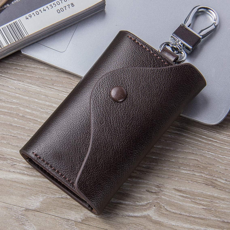 Leather Car Keychain Wallet