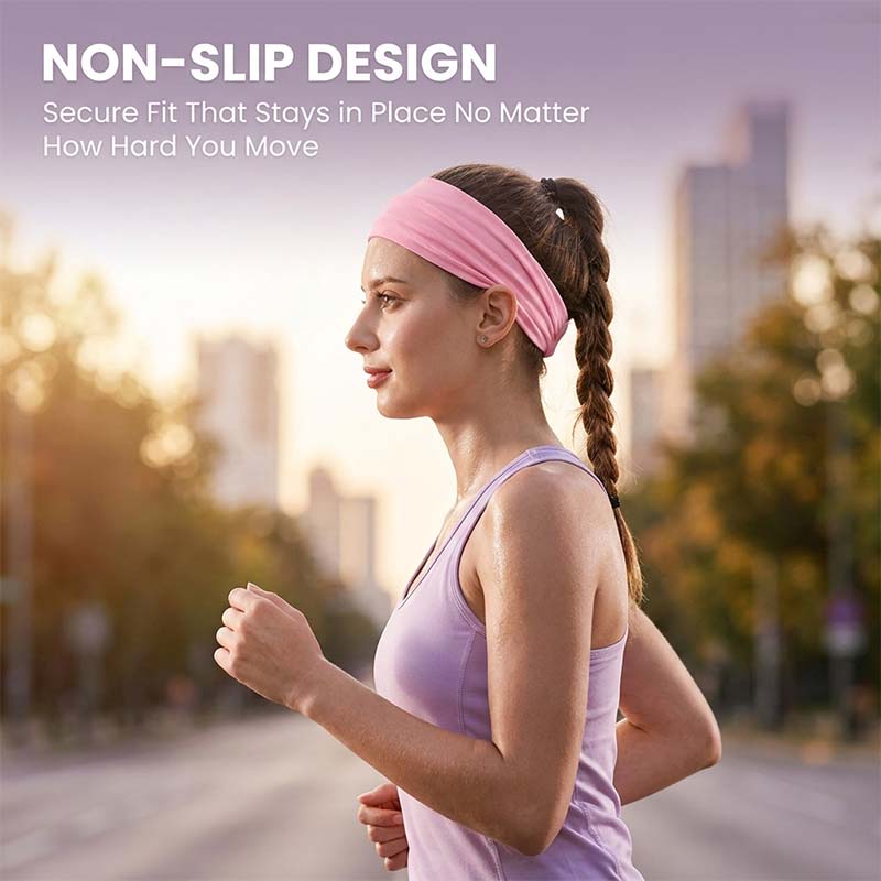 Sweat-Wicking Headband for Fitness & Yoga