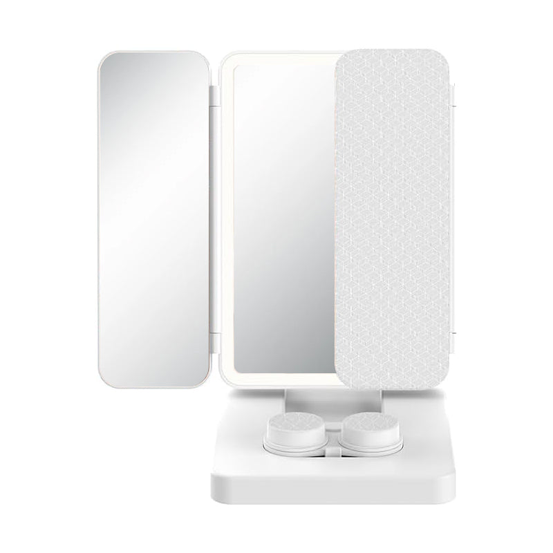 Rechargeable Folding LED Makeup Mirror