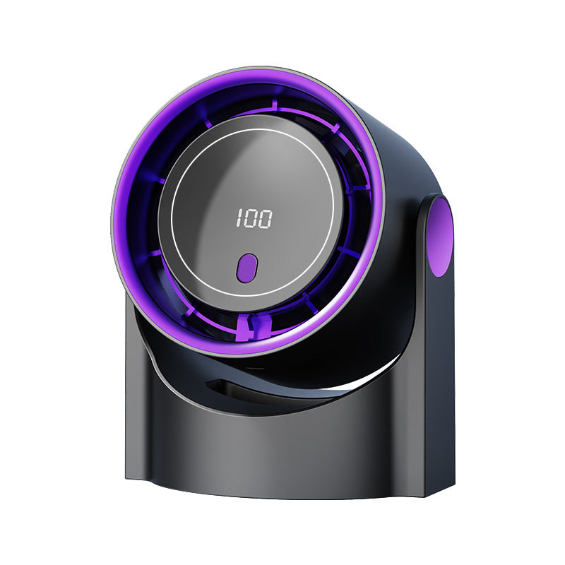 Digital Display Rechargeable USB Fan