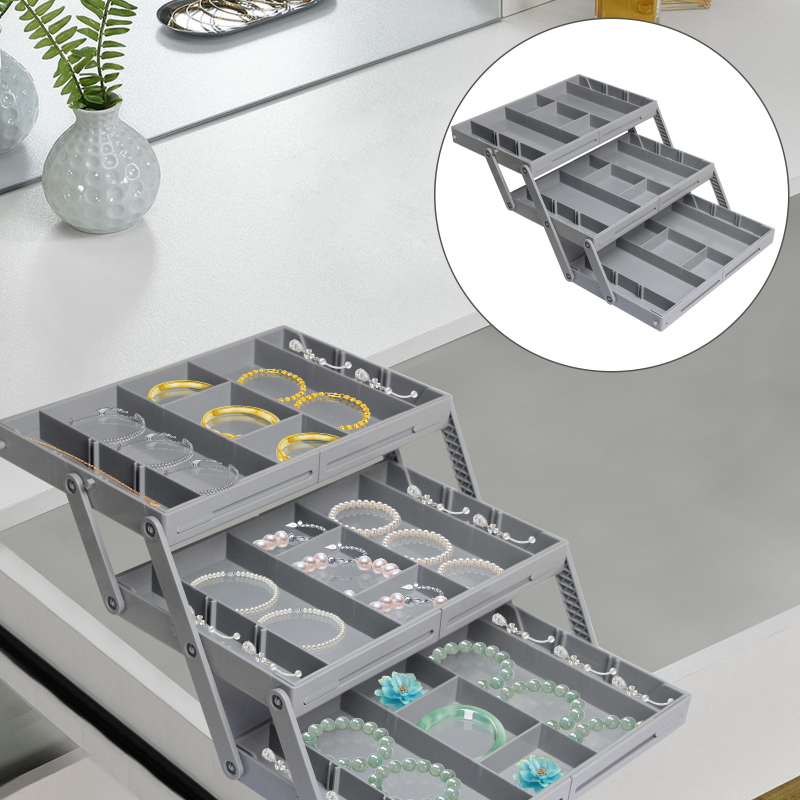 Multi-Level Drawer Organizer Expandable