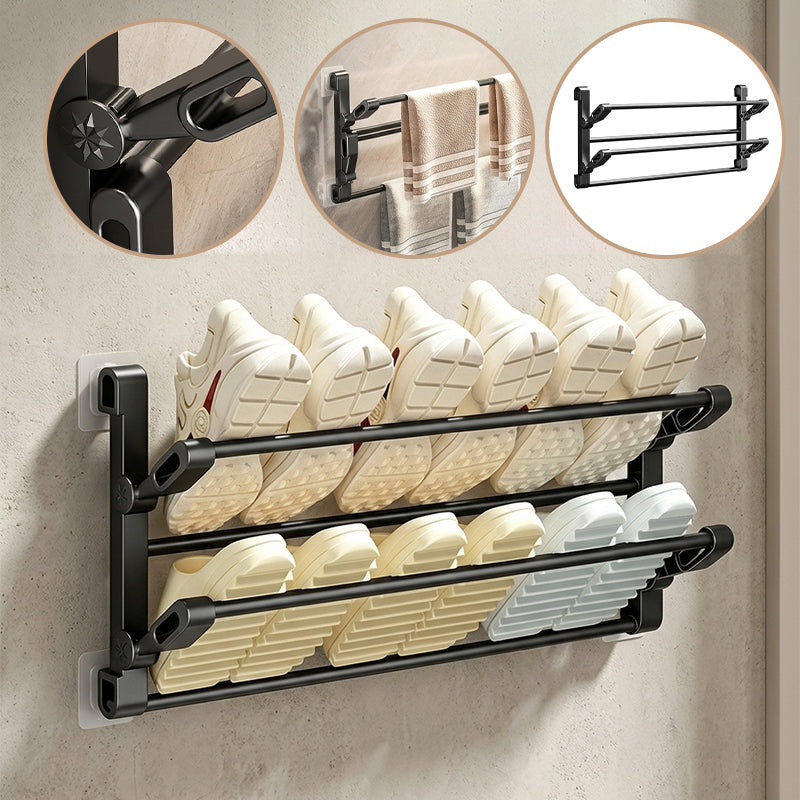 Wall Mounted Shoe Rack