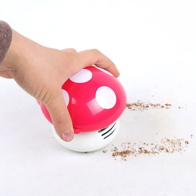 Cute Mini Mushroom Vacuum Cleaner