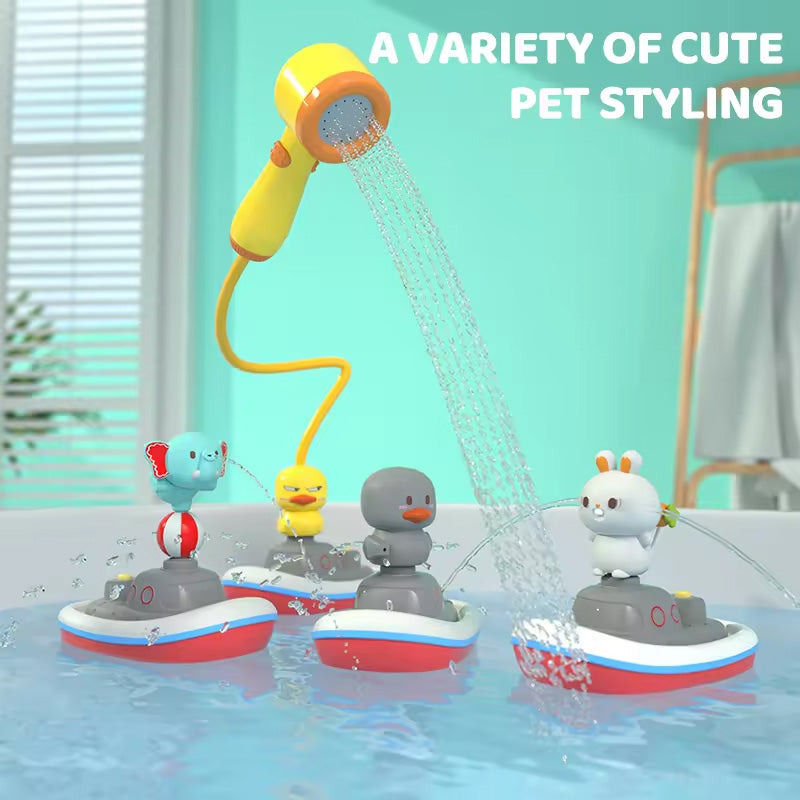 Kids Bathroom Animal Jet Boat Toys