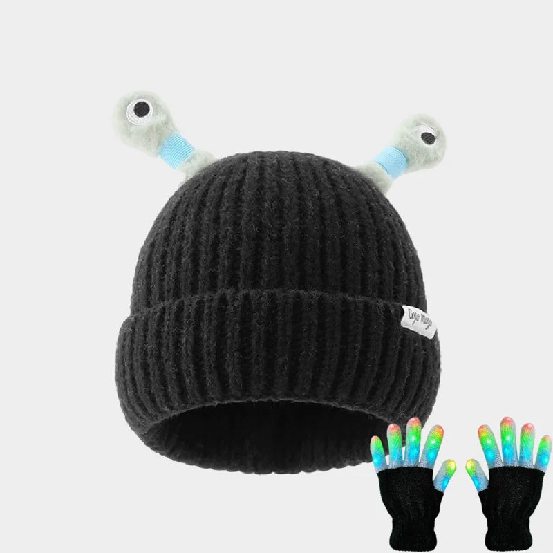 Glow in the Dark Little Monster Woolly Hat