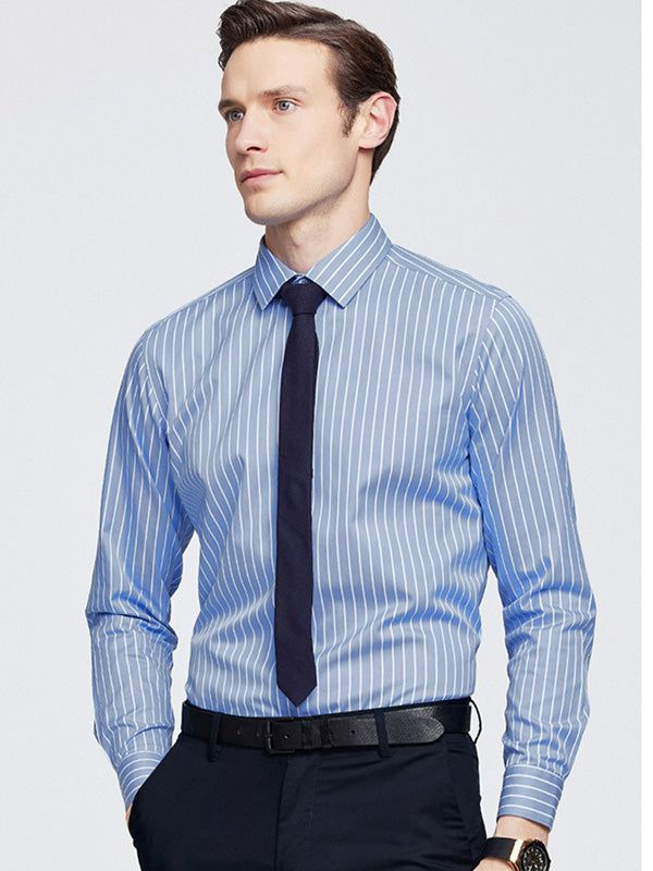 New Cotton Striped Contrast Color Shirt