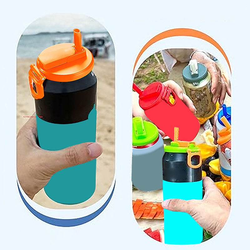 Silicone Straw Soda Can Cap