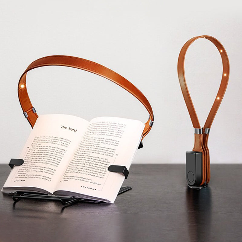 Leather magnetic book lamp